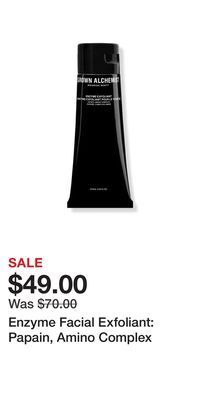 Ulta Beauty Enzyme facial exfoliant: papain, amino complex offer