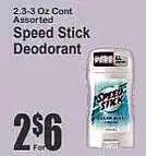 Speed stick deodorant