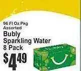 The Food Emporium Bubly sparkling water offer