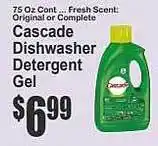 The Food Emporium Cascade dishwasher detergent gel offer