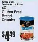 The Food Emporium 4c gluten free bread crumbs offer