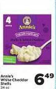 Weis Markets Annie's white cheddar shells offer