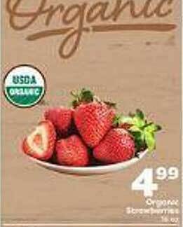 Weis Markets Organic strawberries offer
