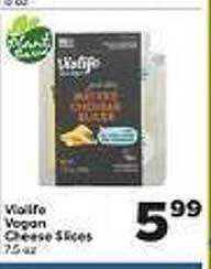 Weis Markets Violife vegan cheese slices offer