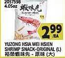 99 Ranch Yuzong hsia wei hsien shrimp snack-original offer