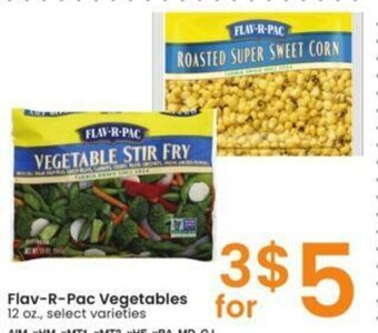 Albertsons Flav-R-Pac Vegetables offer
