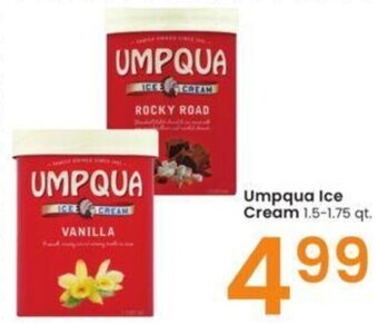 Albertsons Umpqua Ice Cream offer