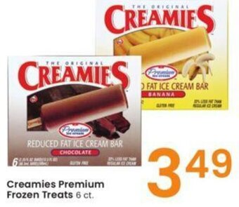 Albertsons Creamies Premium Frozen Treats 6 ct. offer