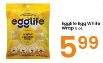 Albertsons Egglife Egg White Wrap 6 oz. offer
