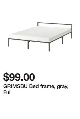Ikea Grimsbu bed frame, gray, full offer