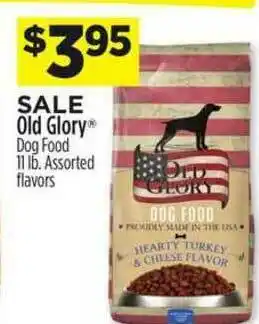 Dollar General Old Glory Dog Food Assorted Flavors offer