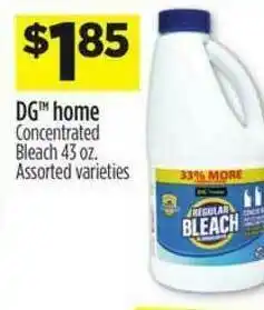 Dollar General Dg Home Concentrated Bleach Assorted Varieties offer