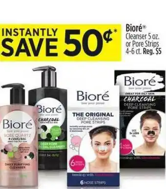 Dollar General Bioré Cleanser Or Pore Strips offer