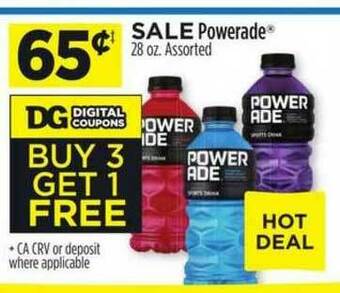 Dollar General Powerade Assorted offer