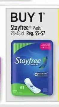 Dollar General Stayfree Pads offer