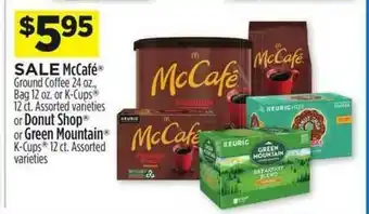 Dollar General Mccafé Ground Coffee Assorted Varieties Or Donut Shop Or Green Mountain K-cups Assorted Varieties offer