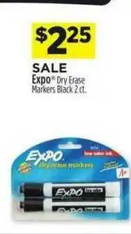 Dollar General Expo Dry Erase Markers Black offer
