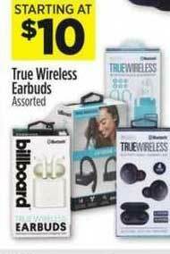 Dollar General True Wireless Earbuds offer