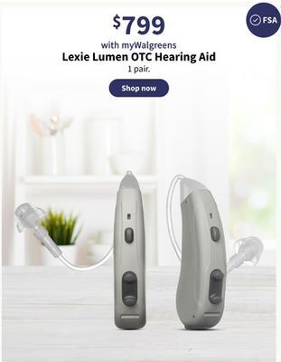 Walgreens Lexie lumen otc hearing aid offer