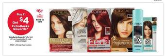 CVS L'oréal hair color offer