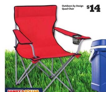 Family Dollar Outdoors by design quad chair offer