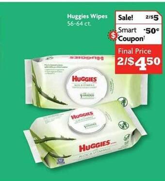Family Dollar Huggies wipes offer