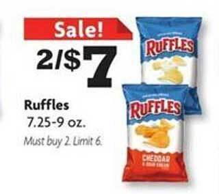 Family Dollar Ruffles offer