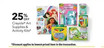 Crayola art supplies & activity kits