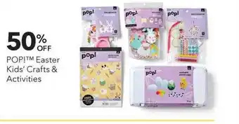 JOANN Pop! easter kids' crafts & activities offer