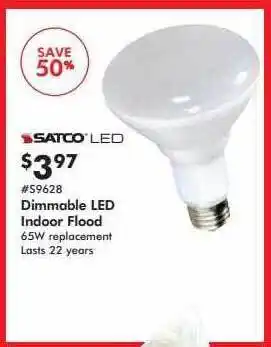 Valu Home Centers Satco led dimmable led indoor flood offer