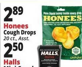 Ocean State Job Lot Honees cough drops offer