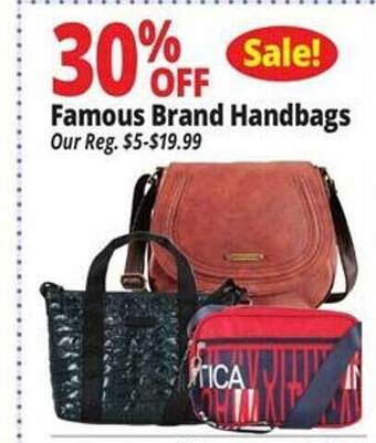 Ocean State Job Lot Famous brand handbags offer