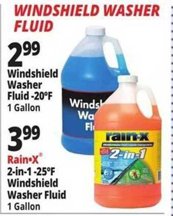 Ocean State Job Lot Windshield washer fluid offer