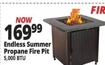 Ocean State Job Lot Endless summer propane fire pit offer