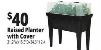 Ocean State Job Lot Raised planter with cover offer