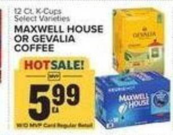 Food Lion Maxwell house or gevalia coffee offer