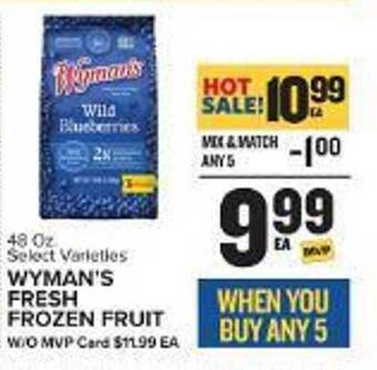 Food Lion Wyman's fresh frozen fruit offer