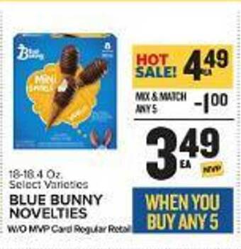 Food Lion Blue bunny novelties offer