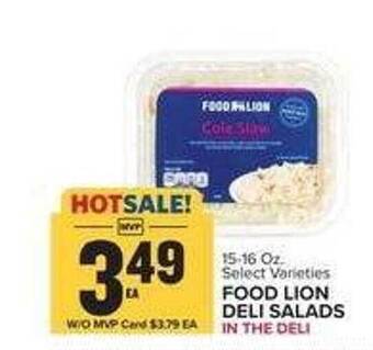 Food Lion Food lion deli salads offer