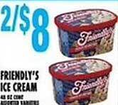 Associated Friendly's ice cream offer