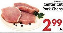 Associated Center cut pork chops offer