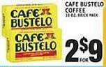 Associated Cafe bustelo coffee offer