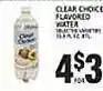Associated Clear choice flavored water offer