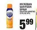 Associated Microban sanitizer spray offer