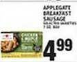 Associated Applegate breakfast sausage offer
