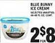 Associated Blue bunny ice cream offer