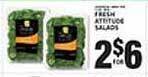Associated Fresh attitude salads offer