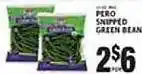 Associated Pero green bean offer