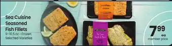 Safeway Sea cuisine seasoned fish fillets offer