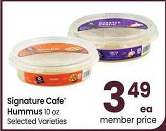 Safeway Signature cafe hummus offer